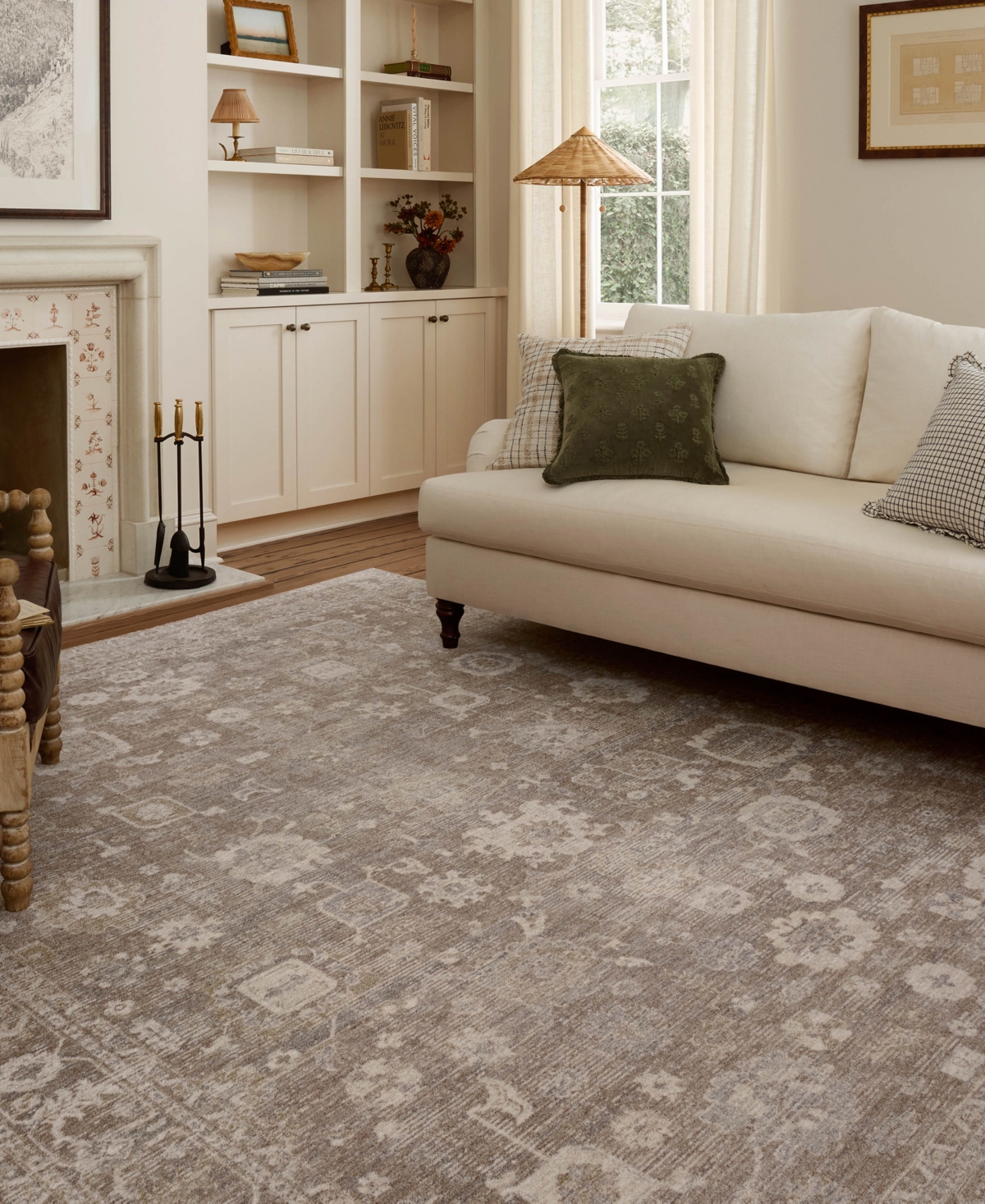 Chris Loves Julia Louisa Loi-03 11'6''x15'7'' Area Rug In Taupe
