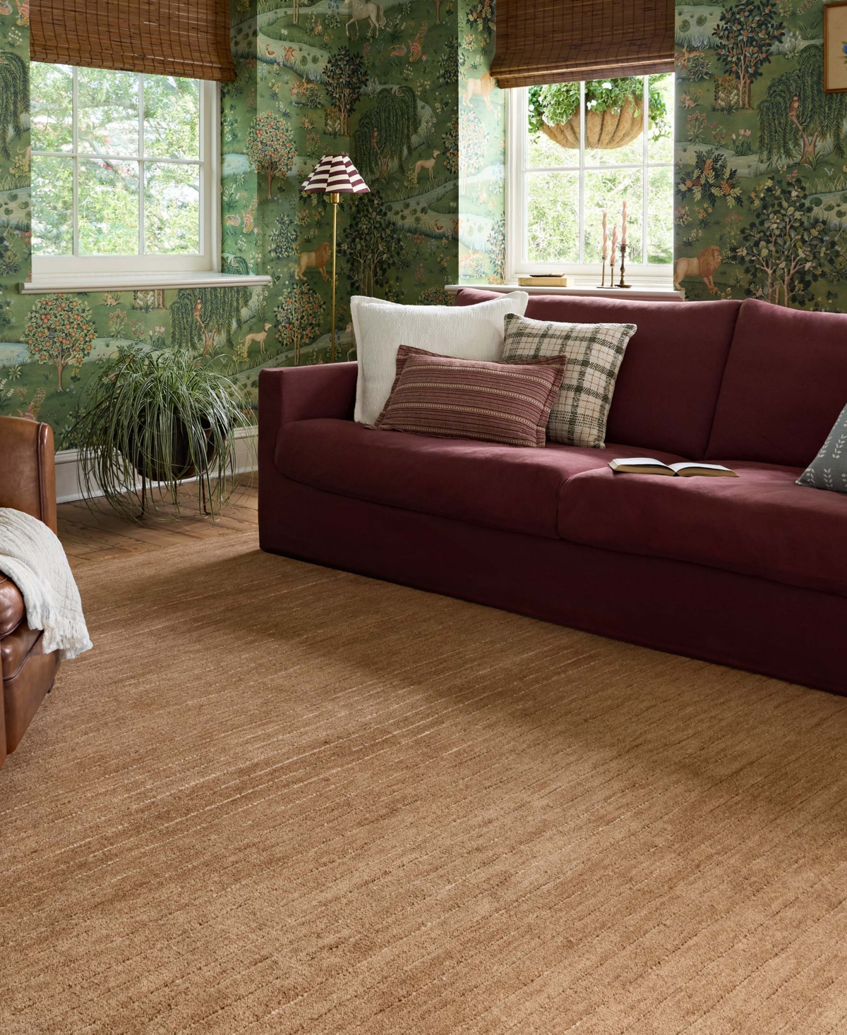 Chris Loves Julia Henry Hey-01 7'9''x9'9'' Area Rug In Rust,beige