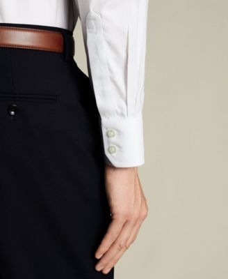 Men's Slim-Fit Twill Dress Shirt 