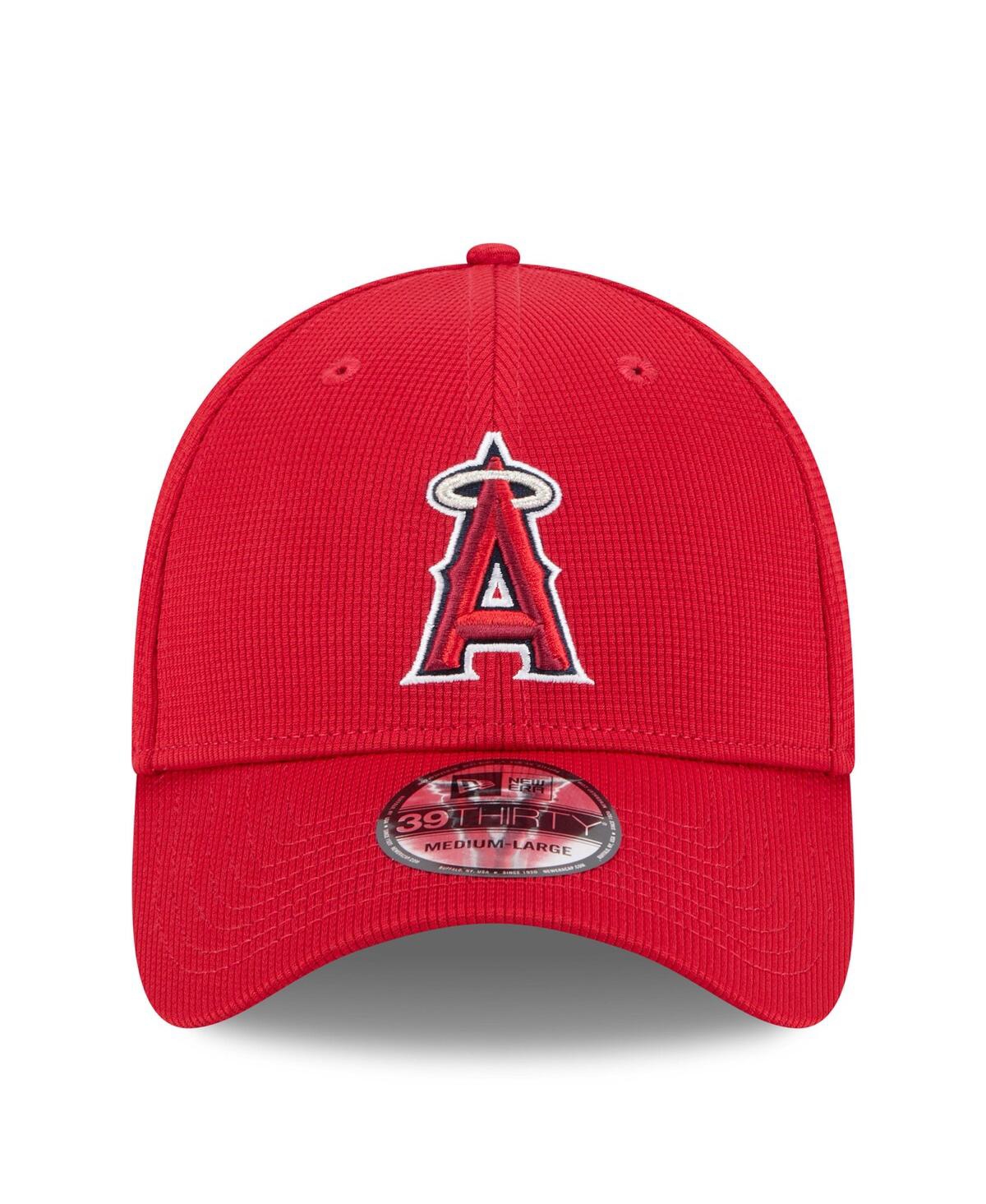 New Era Men's Red Los Angeles Angels 2025 Spring Training 39thirty Flex Hat In Red