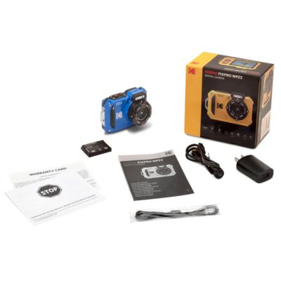 – PIXPRO WPZ2, Rugged, Waterproof, 16MP, 4x Zoom, Blue – Digital Camera
