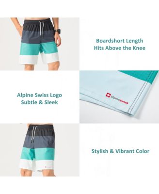 Men's Swim Shorts Beach Trunks Boardshorts Volley Shorts Quick Dry