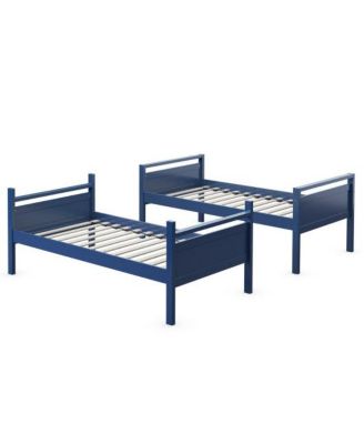 Bunk Bed Convertible 2 Individual Beds Wooden
