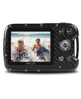MN30WP 21MP Full HD 2.8" Touch LCD Screen Waterproof Digital Camera, Blue