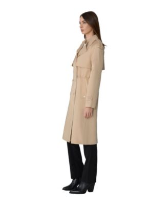 Womens FABIOLA  Relaxed-Fit Double-Breated Trench Coat With Adjustable Waist