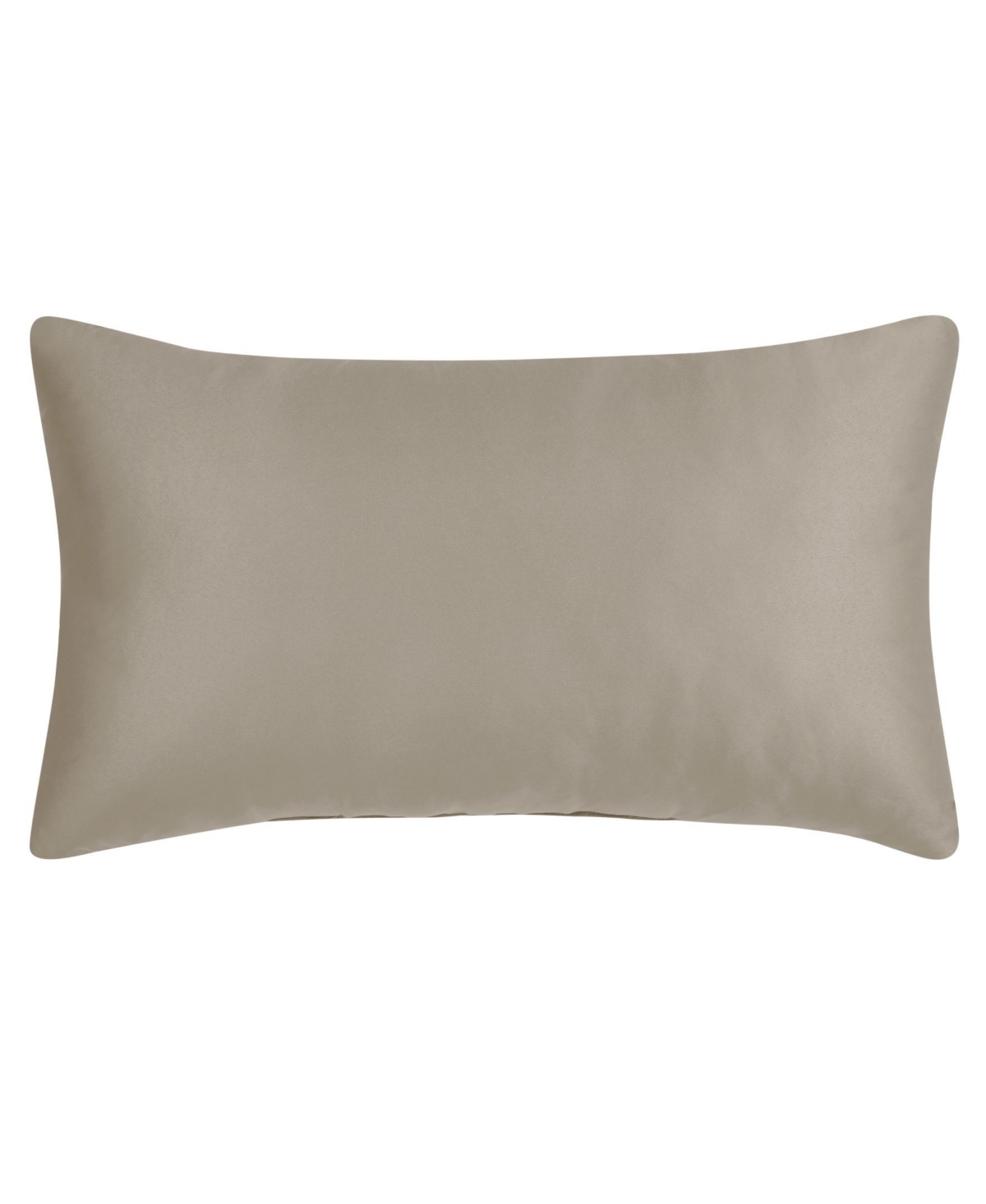 J Queen New York Brilliance Quilted Boudoir Decorative Pillow, 12" X 20" In Pebble