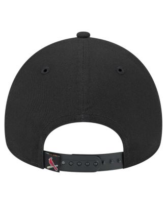 Men's Black St. Louis Cardinals 9FORTY A-Frame Adjustable Hat