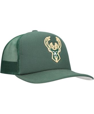 Men's Hunter Green Milwaukee Bucks Core Evergreen OTC Trucker Adjustable Hat