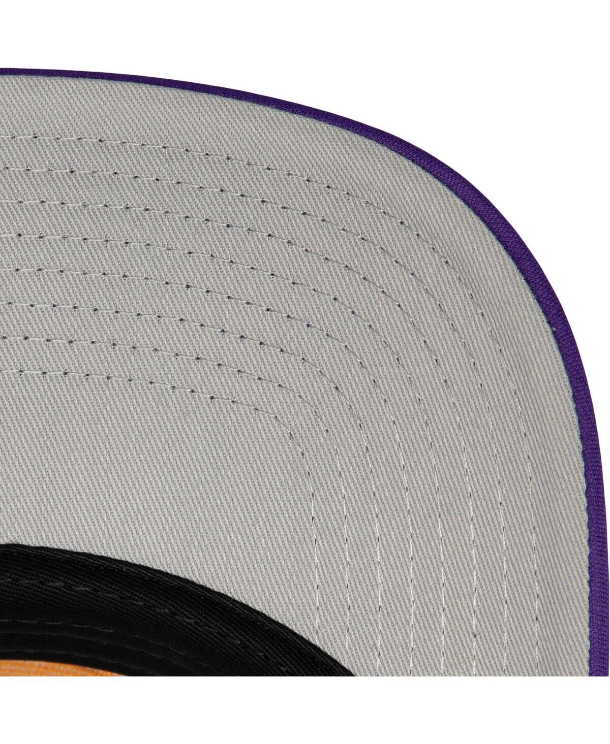 Mitchell & Ness Men's White Phoenix Suns Hardwood Classics Blocker Foam Front Trucker Snapback Hat In White
