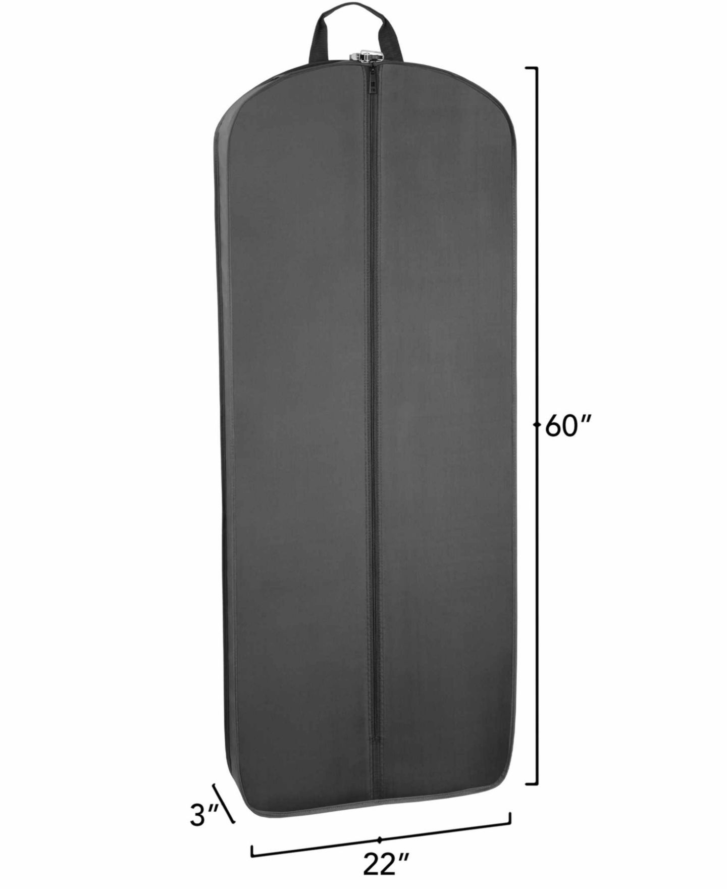 Сумка WallyBags 60" Premium Tri-Fold Travel Garment Bag with Pocket, цвет: Чёрный — фото 2
