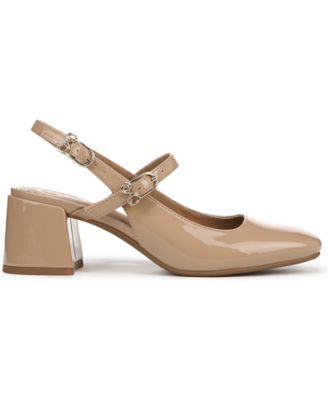 Women's Grace Block Heel Slingback Mary Jane Pumps