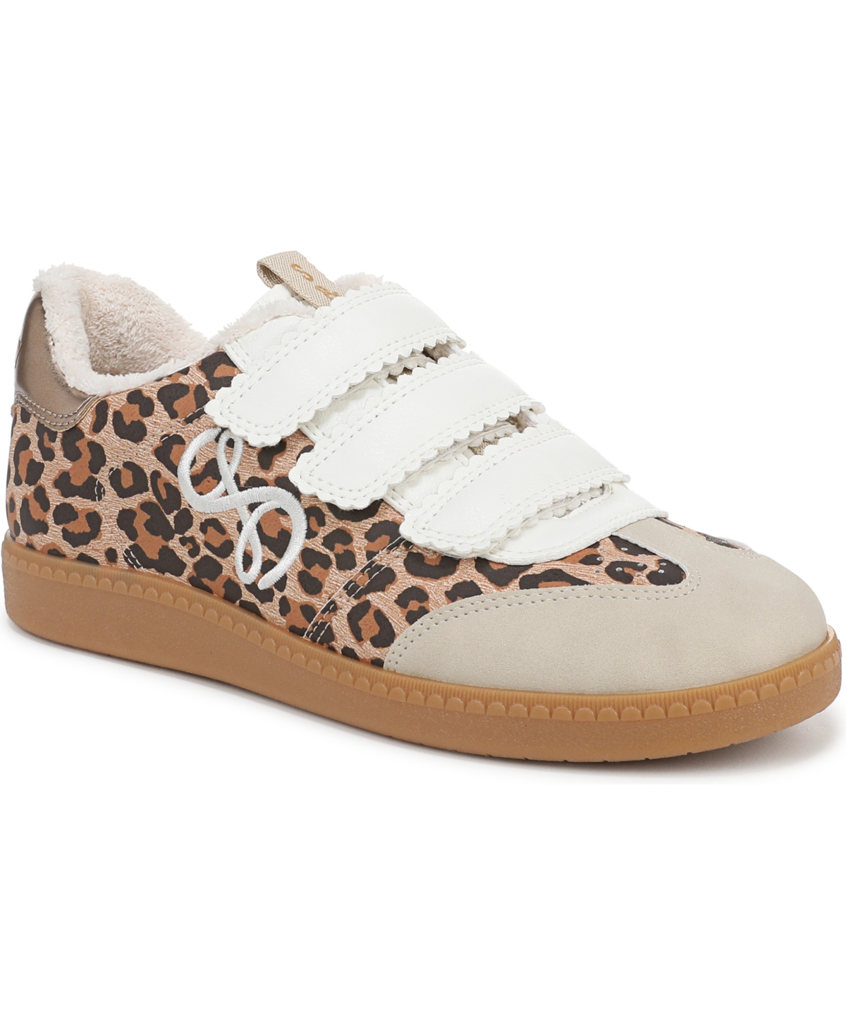 Sam & Libby Women's Waverly Triple Strap Slip On Sneakers In Leopard