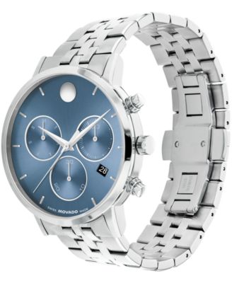 Men's Museum Classic Swiss Quartz Chronograph Stainless-Steel Watch, 42mm