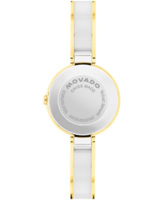 Women's Moda Swiss Quartz Stainless-Steel Yellow PVD Watch, 24mm