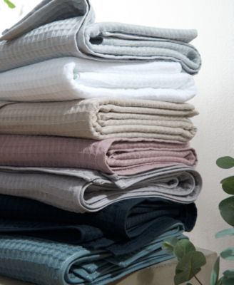 Uchino Waffle Twist 100% Cotton Hand Towel, 20" x 30"