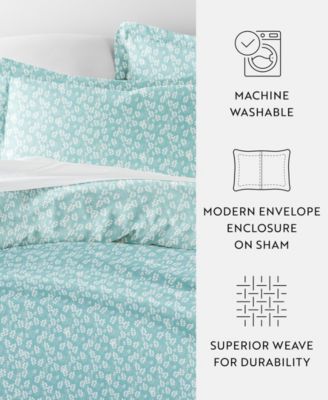 Elegant Designs Patterned Duvet Cover Set, Full/Queen