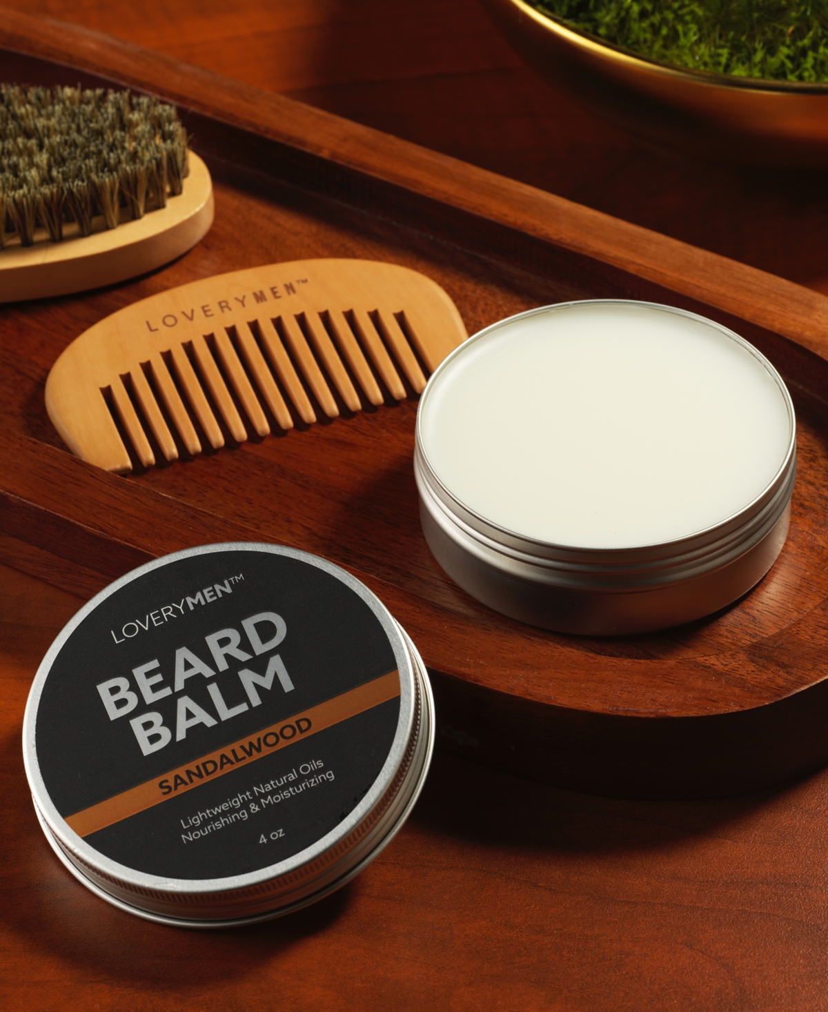 Lovery Men Sandalwood Beard Balm, 4 Oz. In No Color