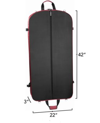 42" Premium Travel Garment Bag with Shoulder Strap and Pockets