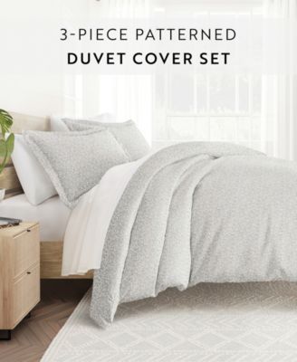 Tranquil Sleep Patterned Duvet Cover Set, King/California King