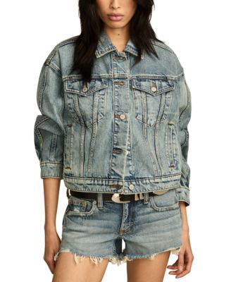Lucky Brand - Women's Barrel-Sleeve Trucker Jacket