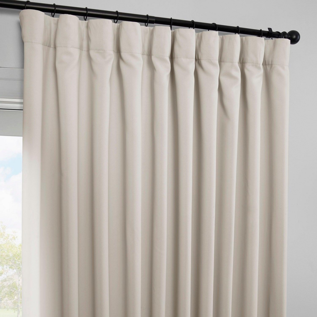 Half Price Drapes Extra Wide Room Darkening Curtain