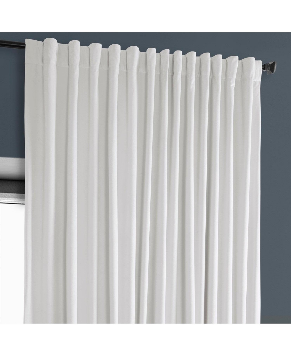 Half Price Drapes Extra Wide Heritage Plush Velvet Room Darkening Curtain
