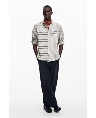 Men's Asymmetric striped shirt