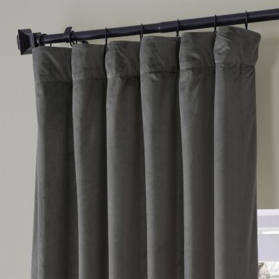 Signature Plush Velvet Hotel Blackout Curtain