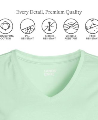 Women's Relaxed Supima Cotton V-Neck T-Shirt