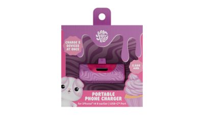 5,000 mAh Portable Phone Charger, USB-C and Lightning