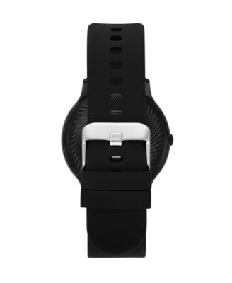 Connect Link Black Silicone Smartwatch, 45mm