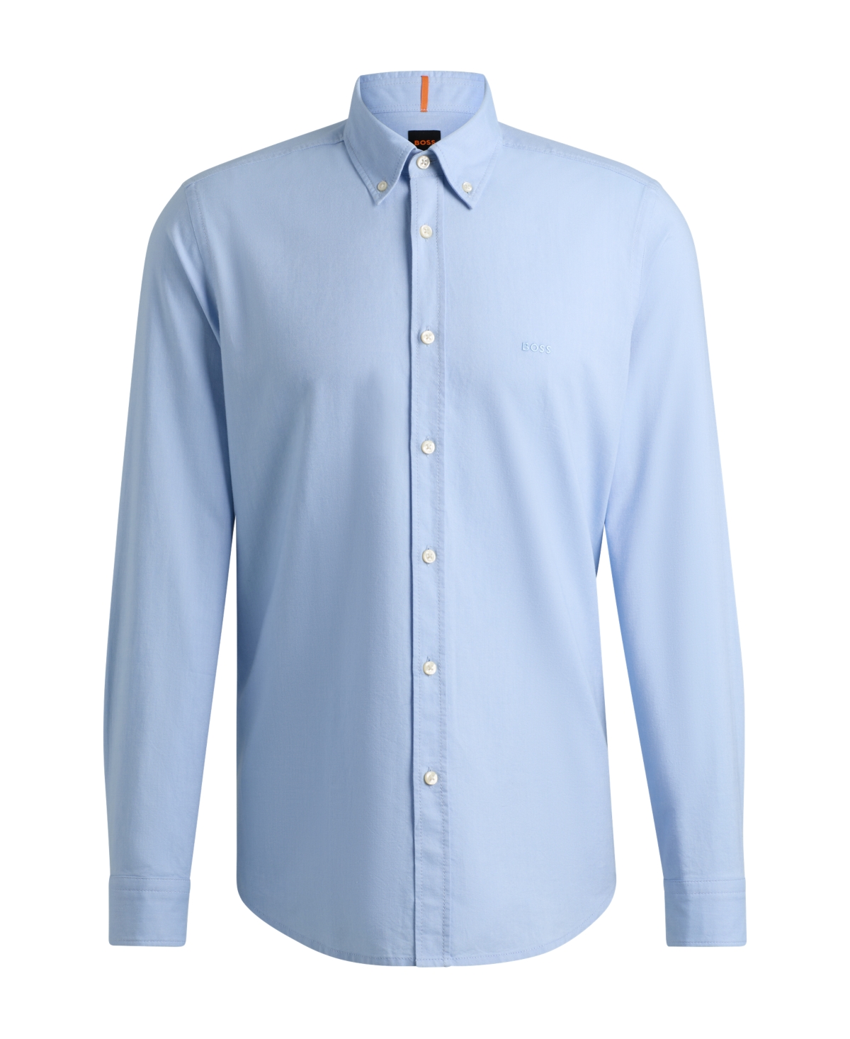 Hugo Boss Boss By  Men's Button-down Regular-fit Dress Shirt In Blue
