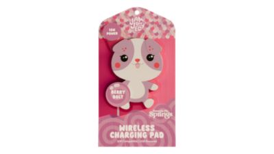 15W Wireless Charging Pad, Qi Compatible, Adorable Kitty Design