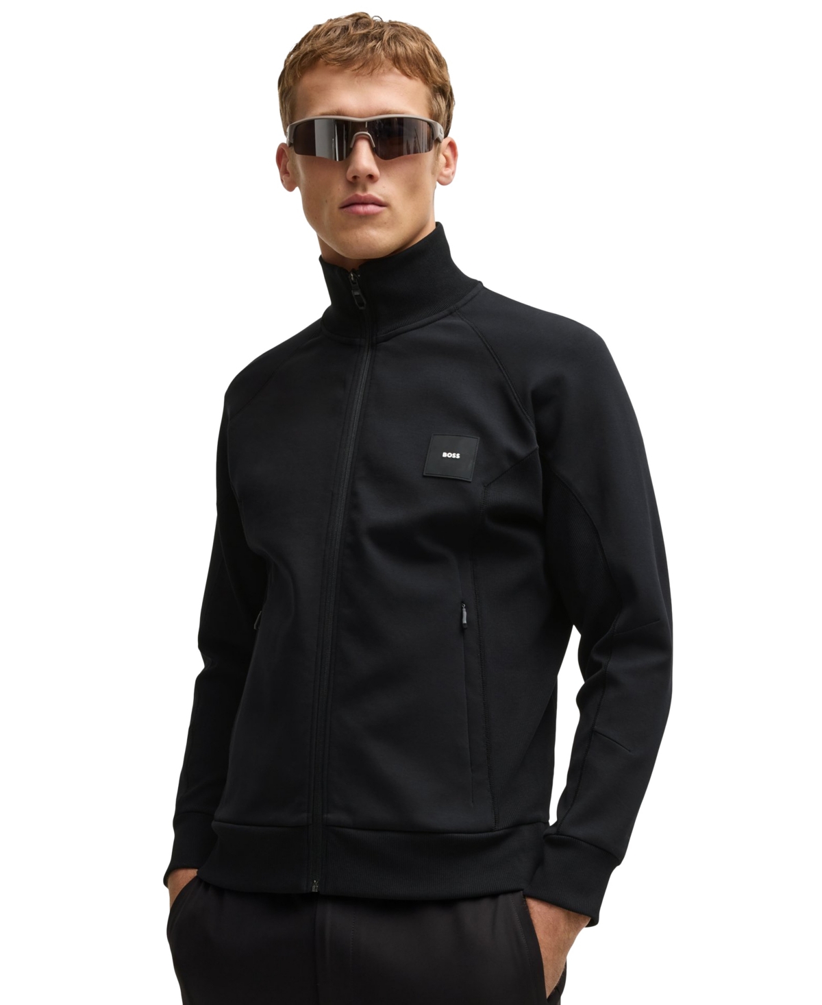 Boss by Hugo Boss Men's Cotton-Blend Sweatshirt - Black