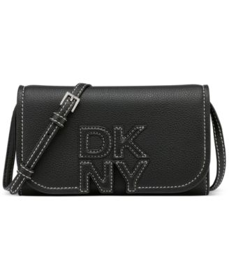 Sac Tote DKNY Nicole Pour Femme - Faux Cuir, Couleur Marshmallow/Skyline B, Spacieux, Bandoulière Amovible