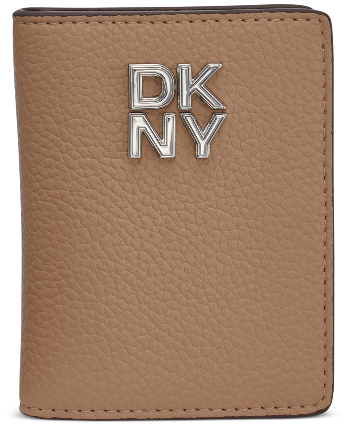 Dkny Robin Card Case In Cappuccino