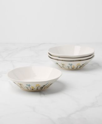 Wildflowers Dinner Bowls, Set of 4