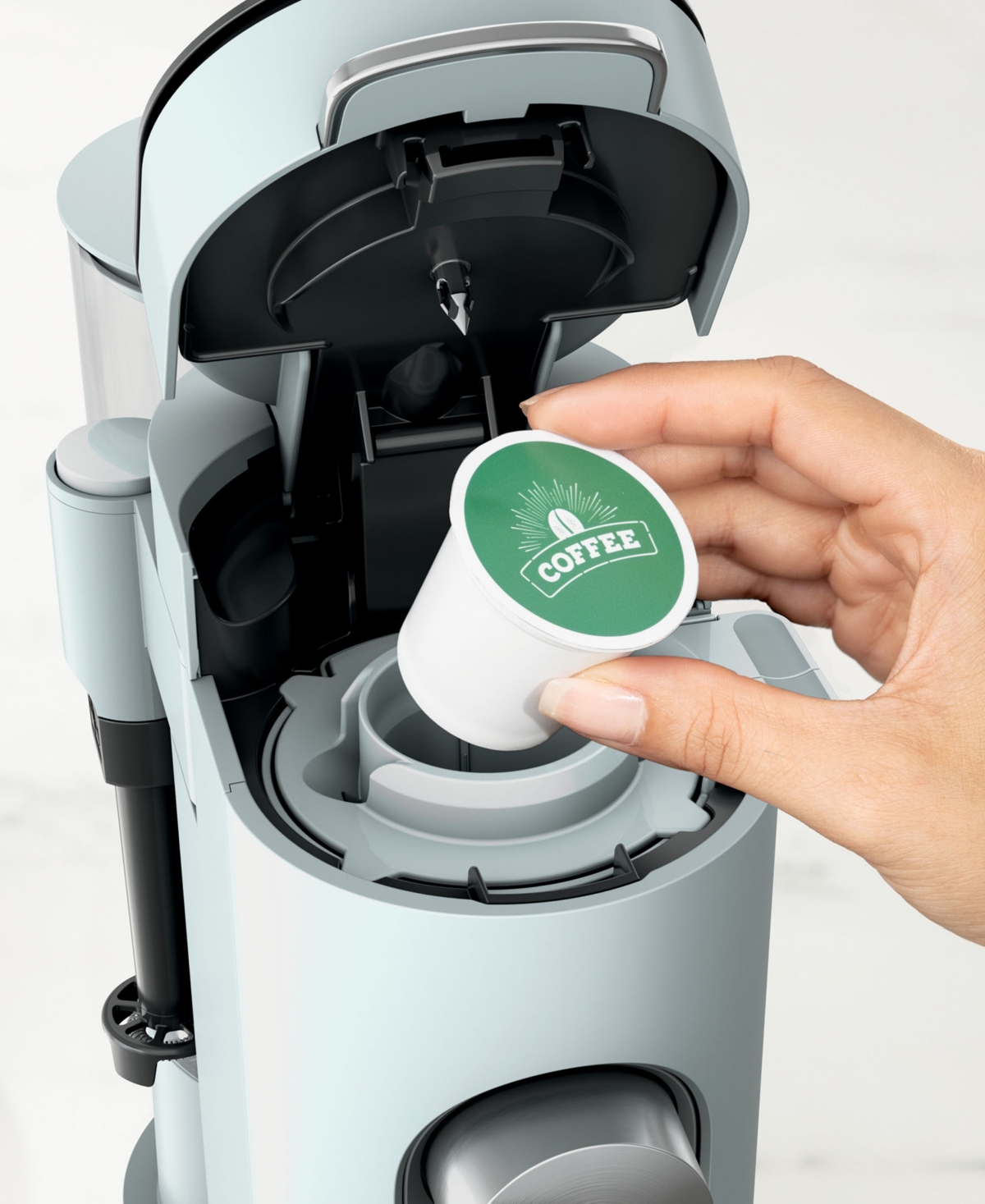 Ninja Pb051 Pods & Grounds Specialty Single-serve Coffee Maker In Glacier Blue