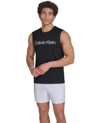 Men's Logo Sleeveless Swim Rash Guard