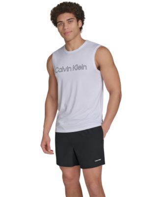 Men's Logo Sleeveless Swim Rash Guard