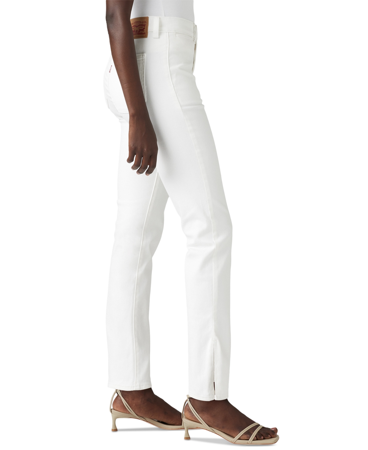Levi's Tailored 724 High Rise Straight Women's Jeans 32x30 In Simply White