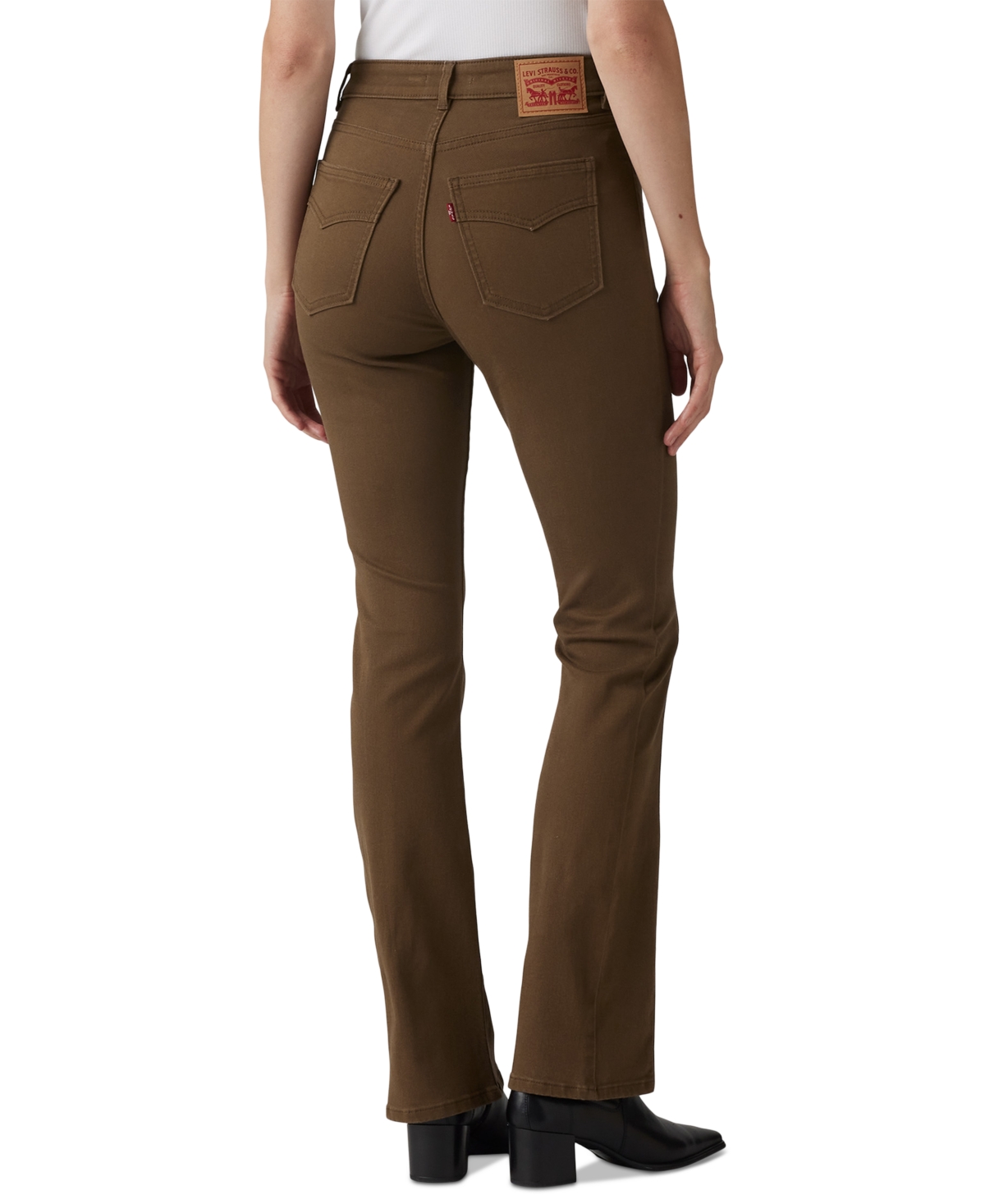 Levi's Women's High-rise Retro 725 Bootcut Jeans In Dark Earth