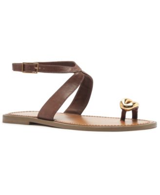 Women's Kendall Round Toe Flat Sandals
