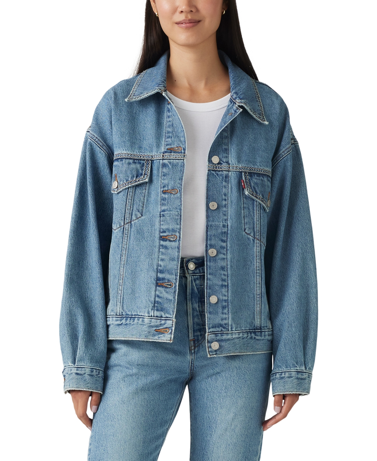 LEVI'S WOMEN'S '90S DENIM TRUCKER JACKET 