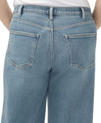 Plus Size Be Easy High-Rise Wide-Leg Jeans