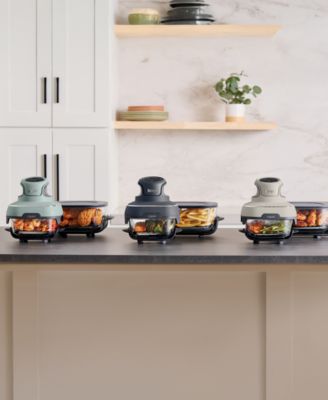 Crispi 4-in-1 Portable Glass Air Fryer Cooking System