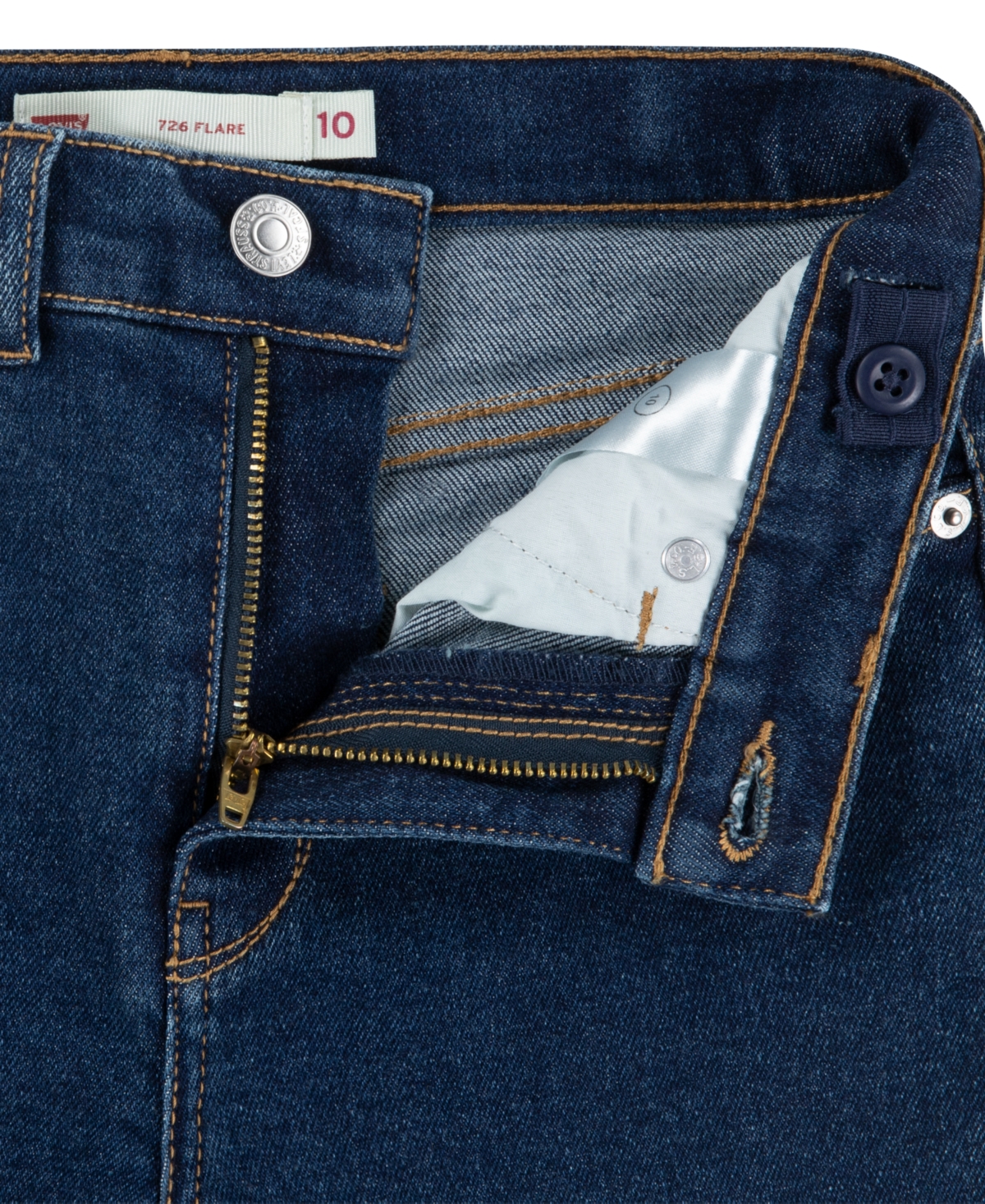 LEVI'S BIG GIRLS FADED ART FLARE JEANS 