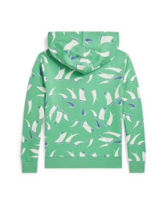 Big Boys Sailboat-Print French Terry Hoodie