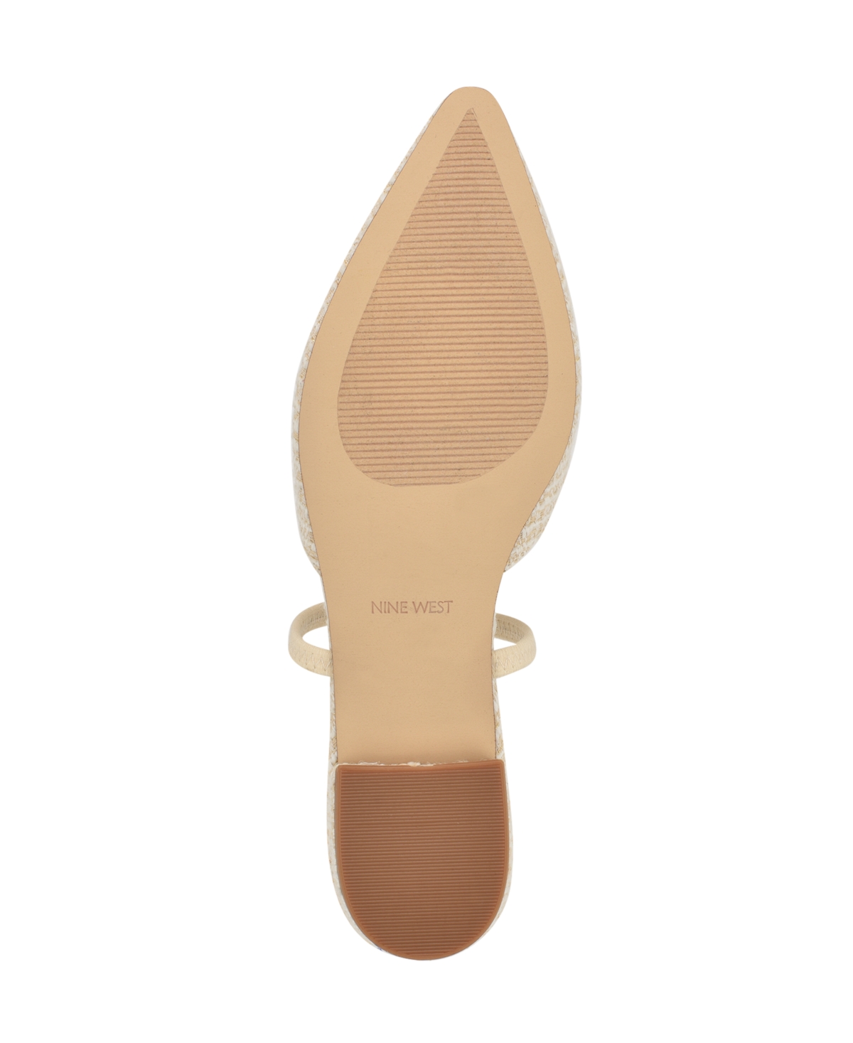 Shop Nine West Women's Gorga Pointy Toe Dress Flats In Cream