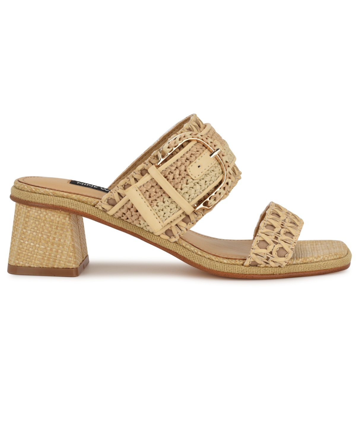 Nine West Ebels Sandal In Light Natural